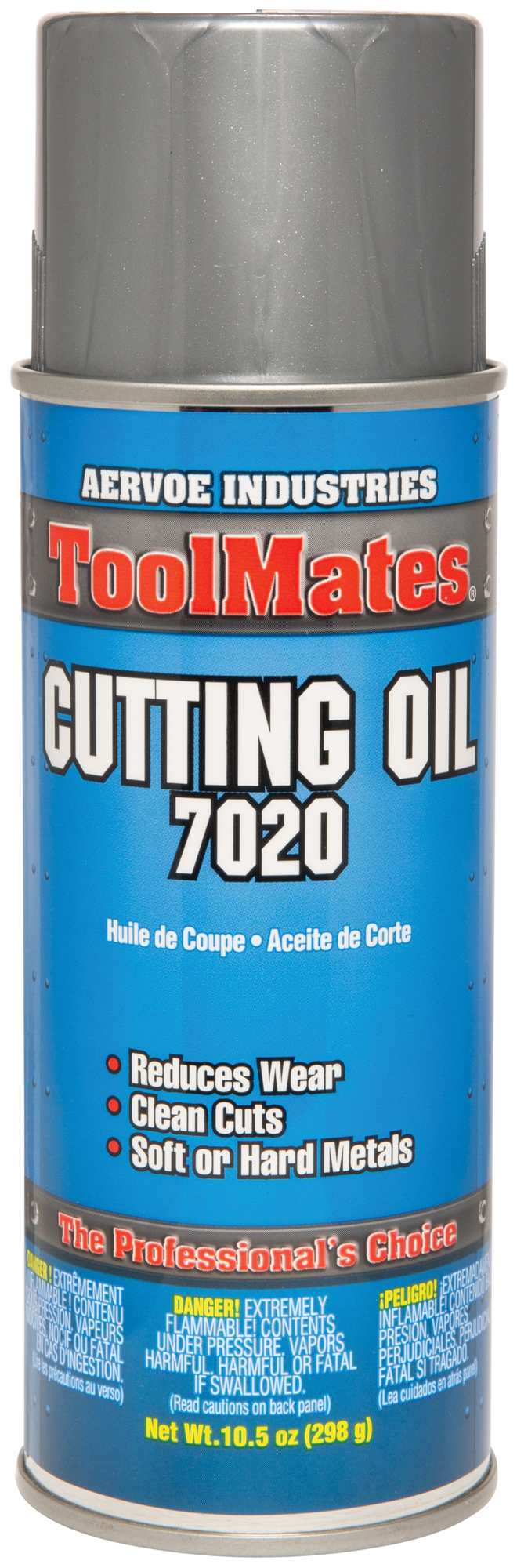 7020 Oil Cutting, 16 oz Container Aerosol Can Container, Light Brown, Aerosal Spray Form
