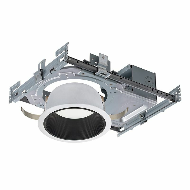 Z6RDL15940WOCDZ10U Luminaires Lightolier Open Style Round Wide Beam Reflector Trim, 5-3/4 in ID x 7-1/4 in OD, LED Lamp, For Use With EasyLyte 120/277/347 V 1500 Lumens 4000 K 80 CRI 0 to 10 V Dimming 6 in Aperture Downlight