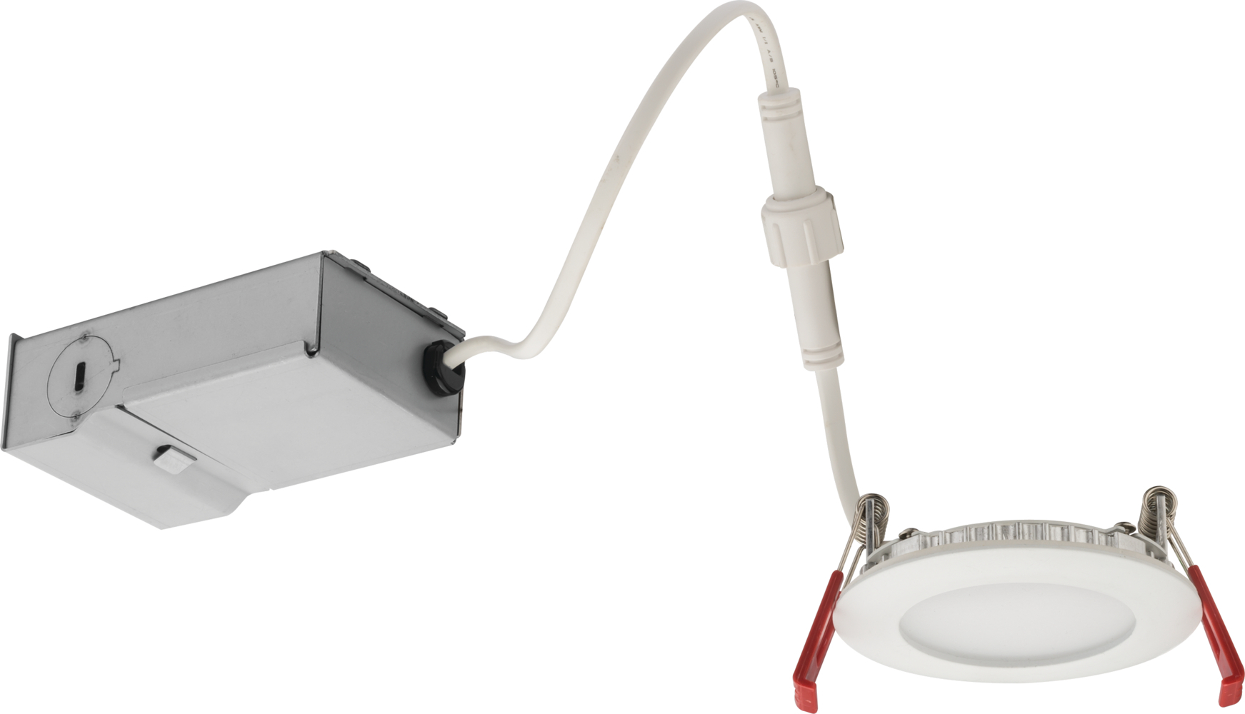 WF3 LED 40K MB M6 3 in Aperture Dimmable Round Wafer Thin Downlight Module, LED Lamp, 8 W Fixture, 3 in Ceiling Opening, 120 VAC, Die Cast Aluminum Housing