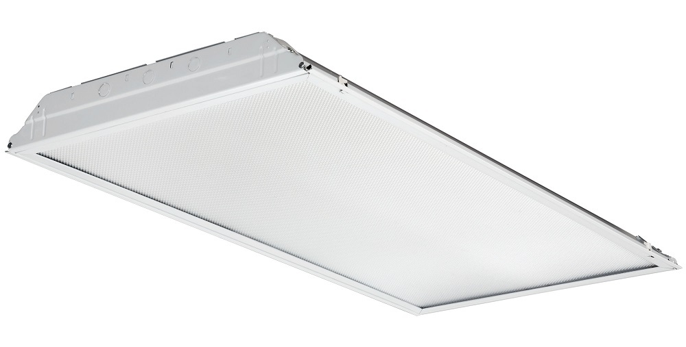 2GTL4 5000LM LP840 General Purpose Lay-In Lensed Troffer, 41.2 W Fixture, 120 to 277 V AC, Cold Rolled Steel Housing