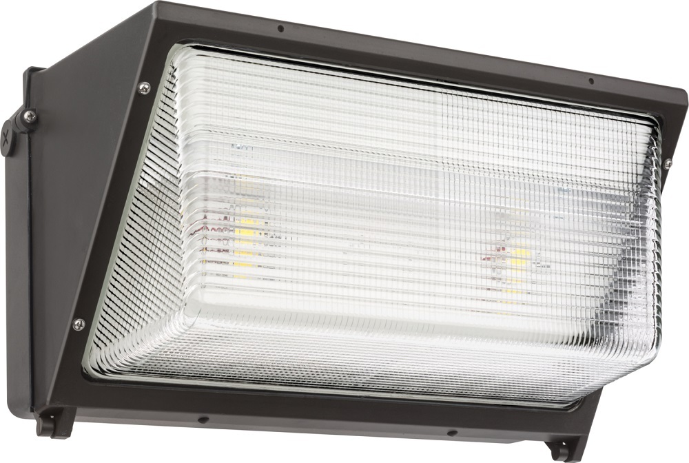 TWR2 LED P1 40K MVOLT DDBTXD M2 Glass Refractor LED Wall Pack, 8150 LM, 4000K, 64W
