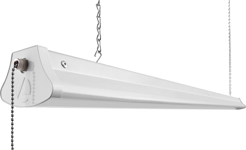 1290L NST High Performance Shoplight With 5 ft Cord and Plug, 120 V AC, White Housing