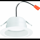 This Lithonia Lighting 4-inch LED recessed module with smooth trim is perfect for illuminating a variety of environments. Utilizing friction clip retention, the economical E-Series LED downlight fits most manufacturers 4 in. recessed can-style housings. Ideal for retrofitting and new construction in a wide variety of residential and light commercial settings such as multi-family residences, retail shops and offices.