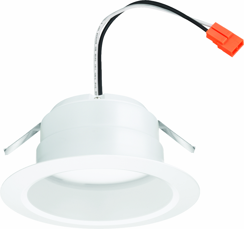 4SEMW LED 30K 90CRI M6 4SE Series Dimmable IC/Non-IC Downlight, 10 W Fixture, 4-1/8 in Ceiling Opening, 120 VAC, Aluminum Housing