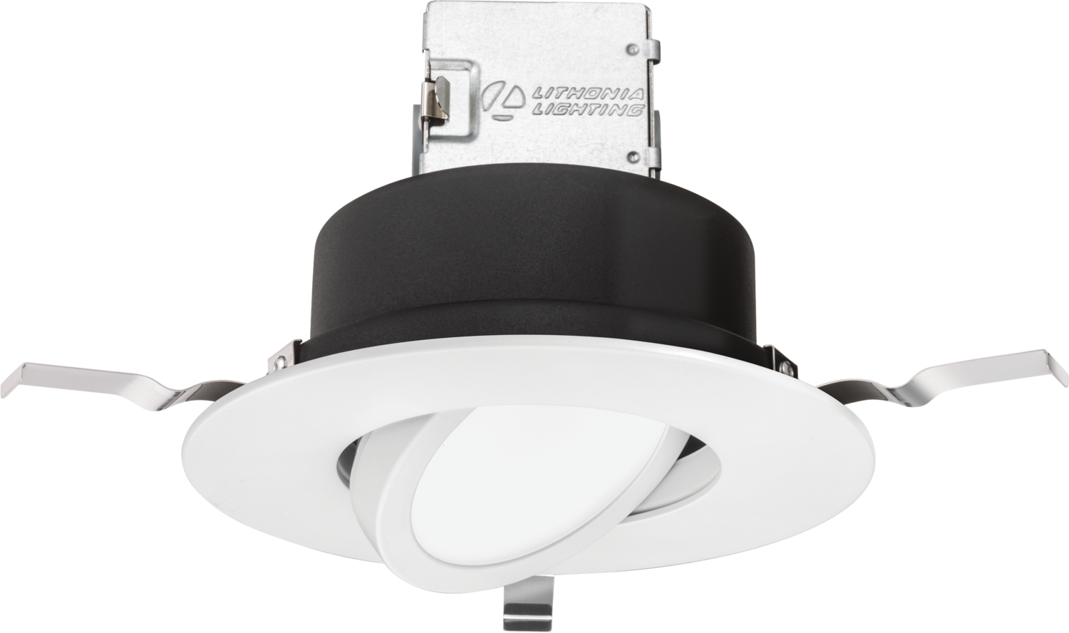 6JBK ADJ 27K 90CRI MW M6 Round Adjustable Direct-Wire Downlight, LED Lamp, 10.8 W Fixture, 4-7/8 in Ceiling Opening, 120 VAC, Steel Housing