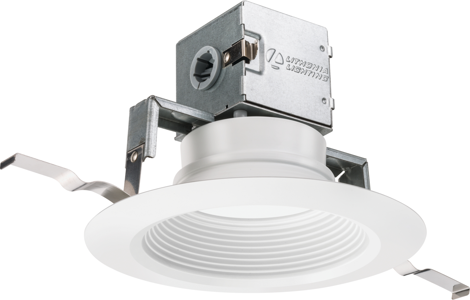 6JBK RD 40K 90CRI MW M6 6JBK Dimmable Direct Wire Round Recessed Downlight, LED Lamp, 6-1/2 in Ceiling Opening, 120 VAC, Steel Housing
