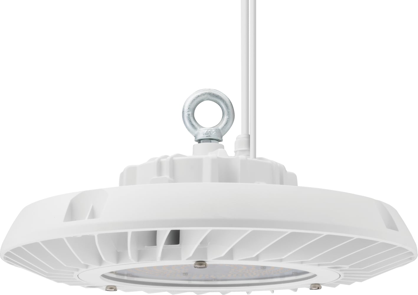JEBL 18L HVOLT 40K 80CRI WH JEBL Economical General Round High Bay Light, 136 W Fixture, 347 to 480 V, White Housing