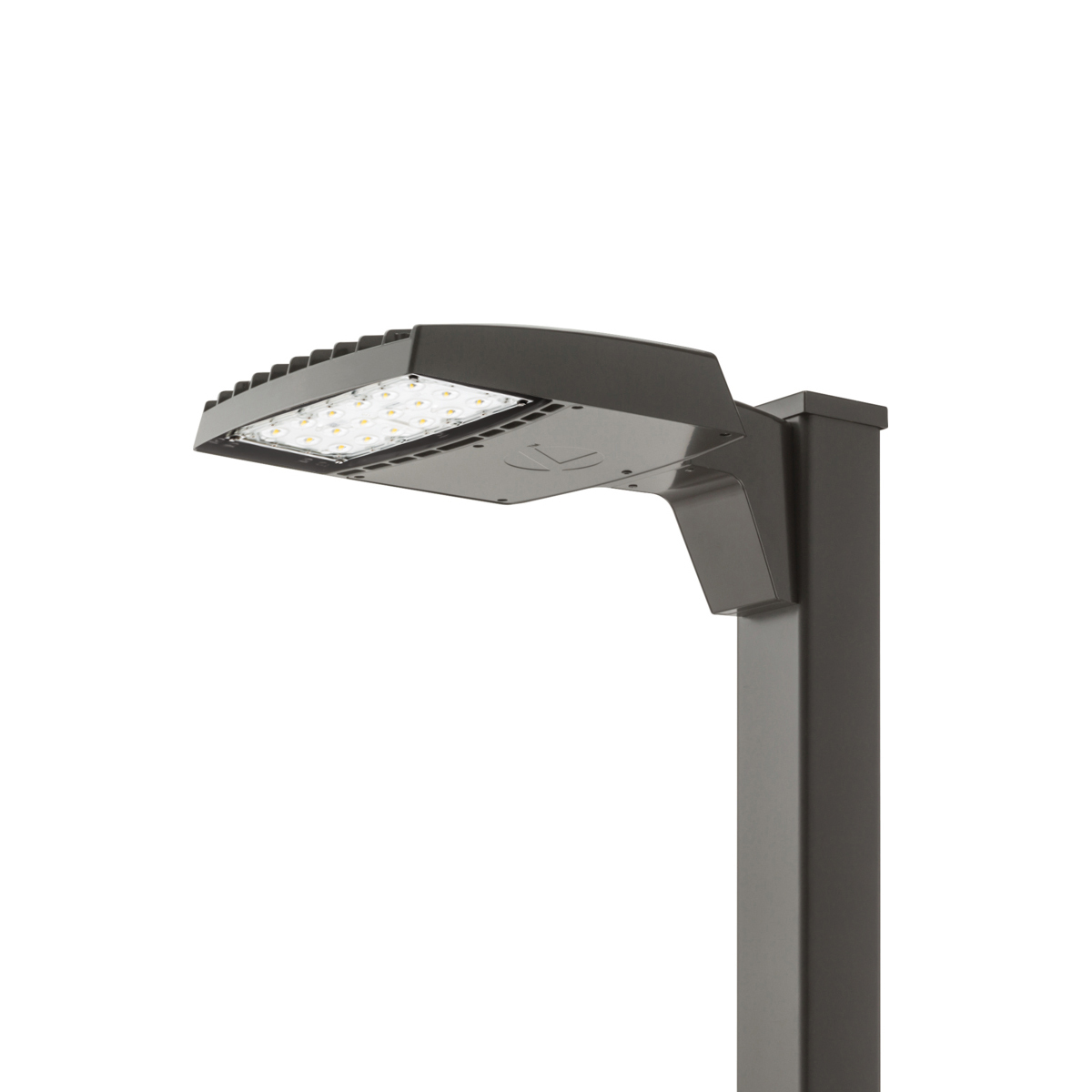 SitePro RSX Area Size 1, LED, Package 4, 4000K, IES type III asymmetric, 120-277V, Round pole mounting, Field adjustable output, Dark bronze finish, super durable, SKU - 25209U