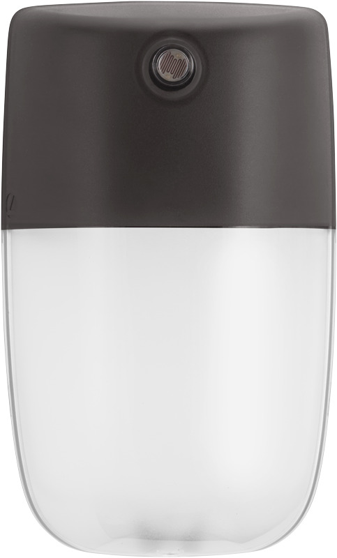 OVWP LED 40K 120 PE DDB M4 Wall Sconce With Photocell Control, 120 VAC, Gloss Dark Bronze Housing