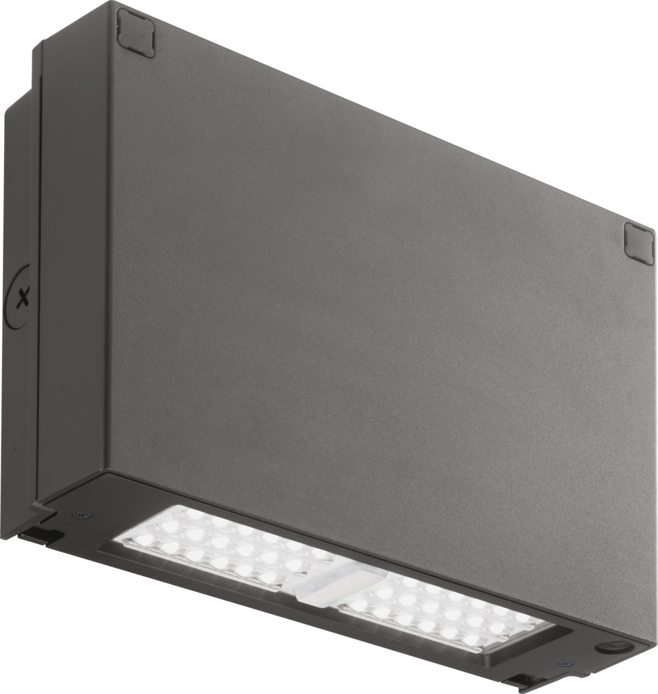 WPX1 LED P1 40K MVOLT DDBXD Architectural Wallpack, (1) LED Lamp, 11 W Fixture, 120 to 277 V, Dark Bronze Housing