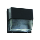 Glass Refractor Wall-Pack, LED, Adjustable light output, 4000K, Type III Medium, 120-277V, Dark bronze finish, super durable