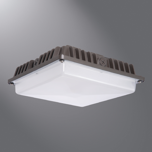 CLCSLED-40-SM-UNV COOPRLTG LED CANOPY LUMINAIRE, 36W, 120-277V, 4000K