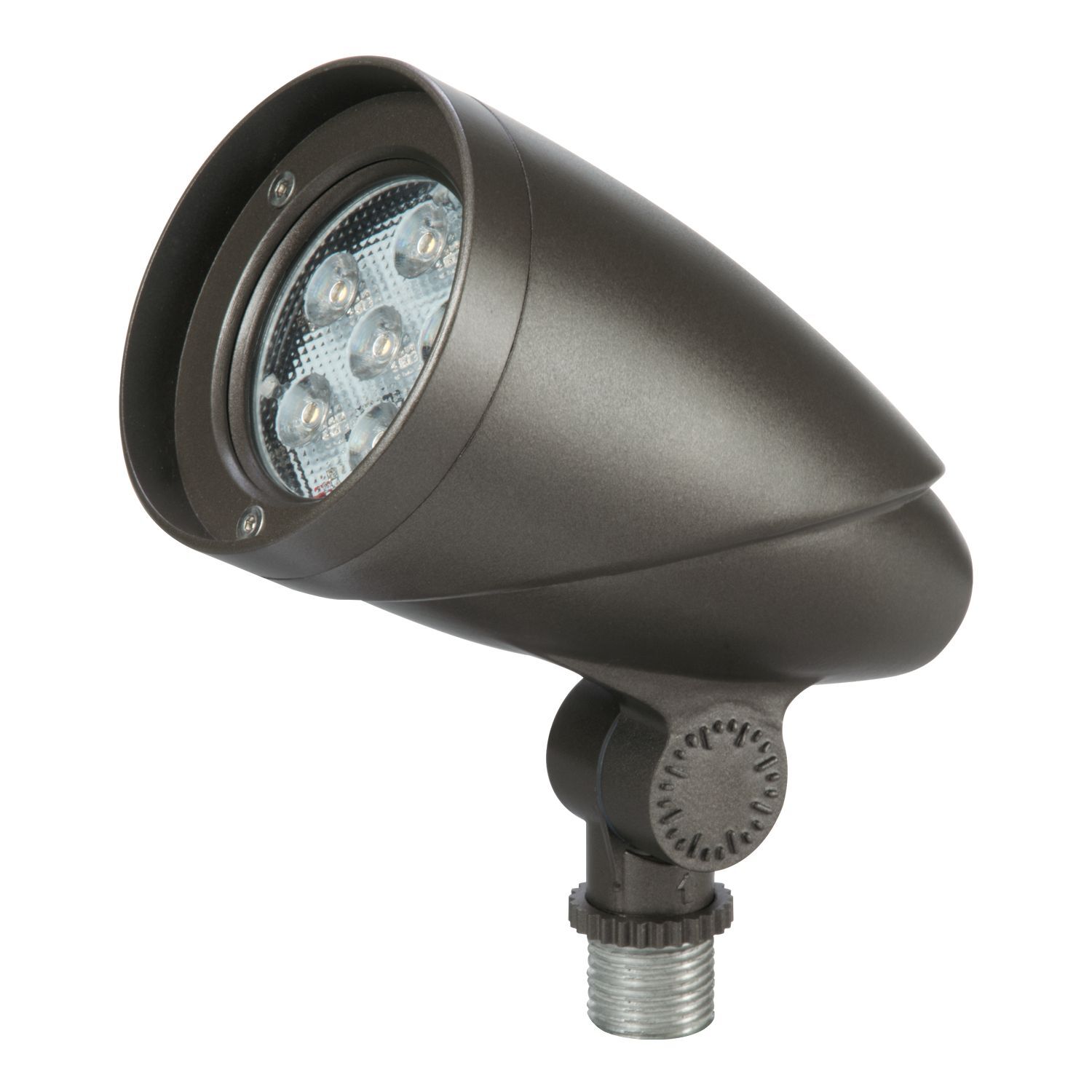 TCRS8M Lumark Small Tracer Floodlight, 8 W Fixture, 120 to 277 V AC, Carbon Bronze Polyester Powder Coated Housing