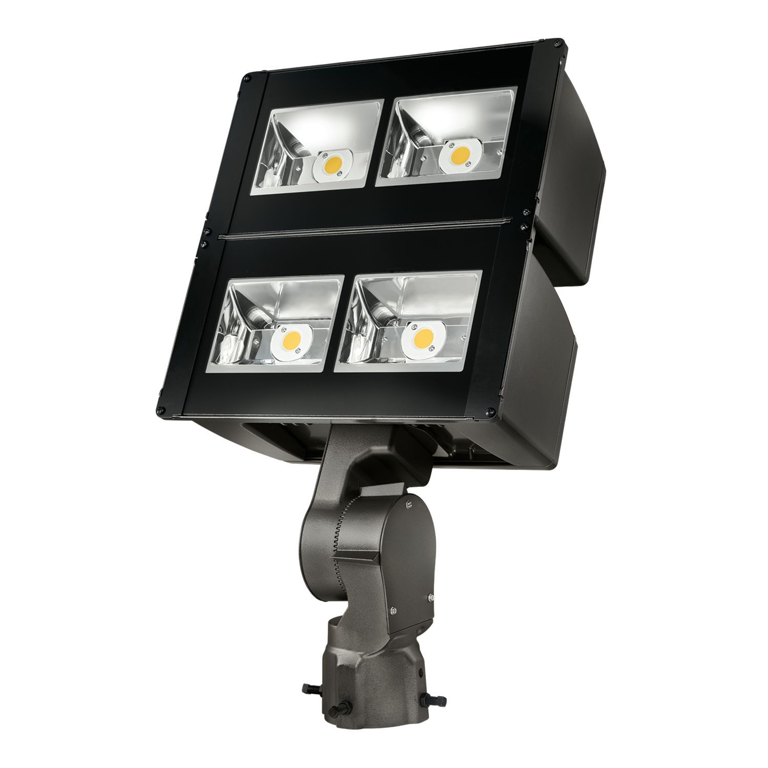 NFFLD-L-C100-D-480-66-S-CB Lumark Large Rectangular Floodlight, LED Lamp, 252 W Fixture, 480 V AC, Carbon Bronze Housing