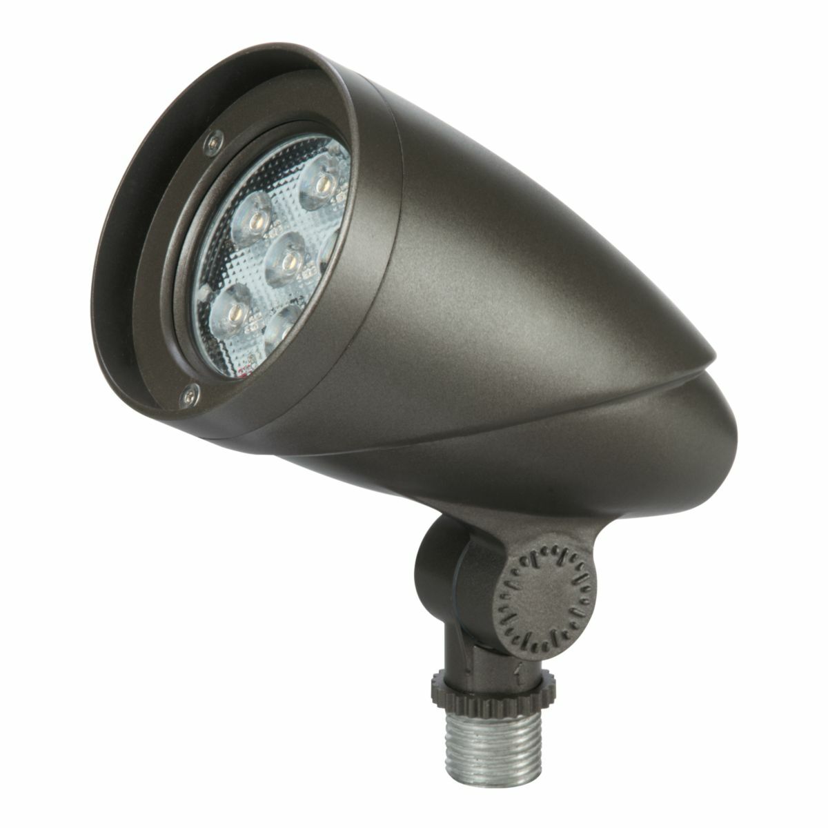 TCRS8S Lumark Small Tracer Floodlight, 8 W Fixture, 120 to 277 V AC, Carbon Bronze Polyester Powder Coated Housing