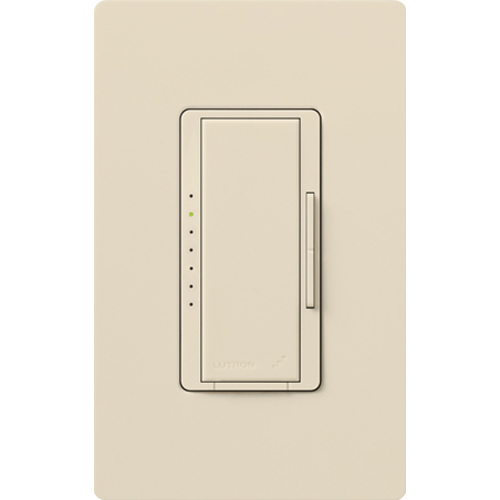 MRF2S-6CL-LA Vive Maestro Wireless LED+ Dimmer, 150W LED, 1 Pole/Multi-Location, No Neutral Required, 120V, Light Almond