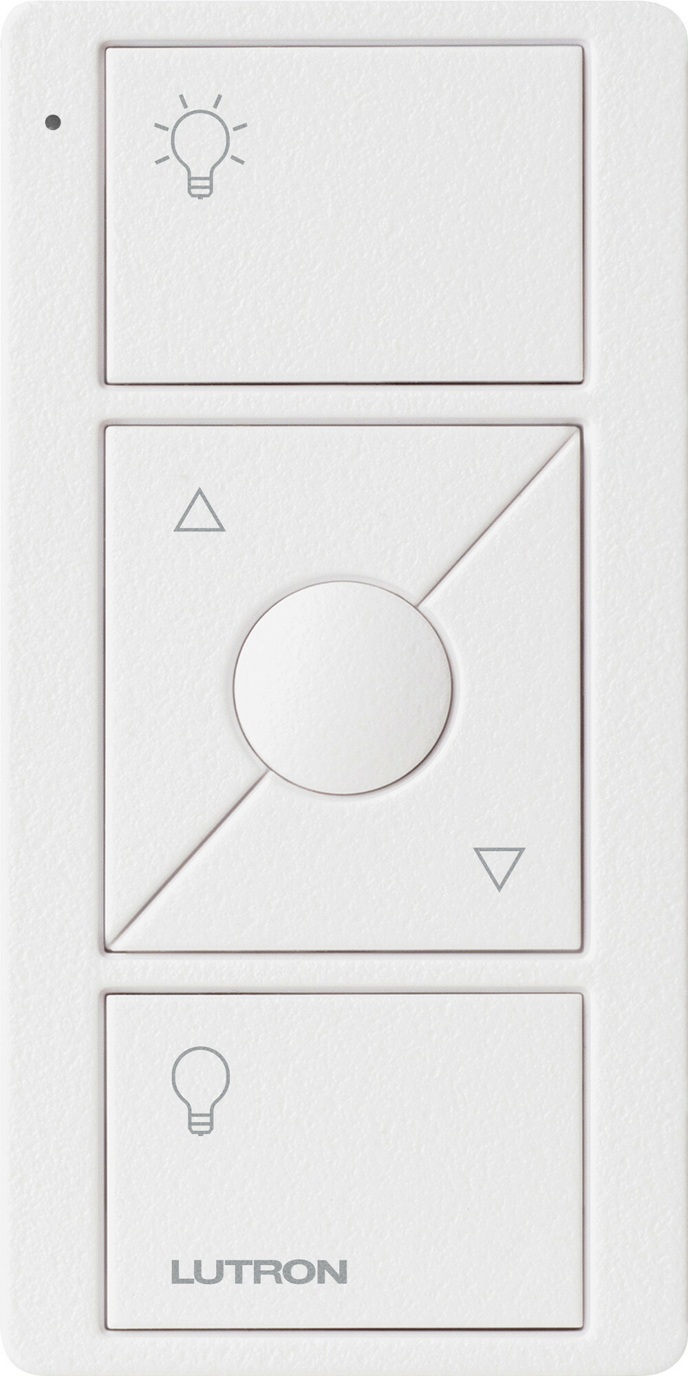 PJ2-3BRL-TSW-L01 Original 3-Button Pico Smart Remote with Raise/Lower and Preset with Light Icons, Snow