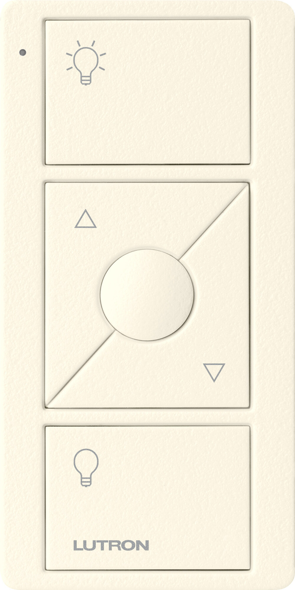 PJ2-3BRL-TBI-L01 Original 3-Button Pico Smart Remote with Raise/Lower and Preset with Light Icons, Biscuit