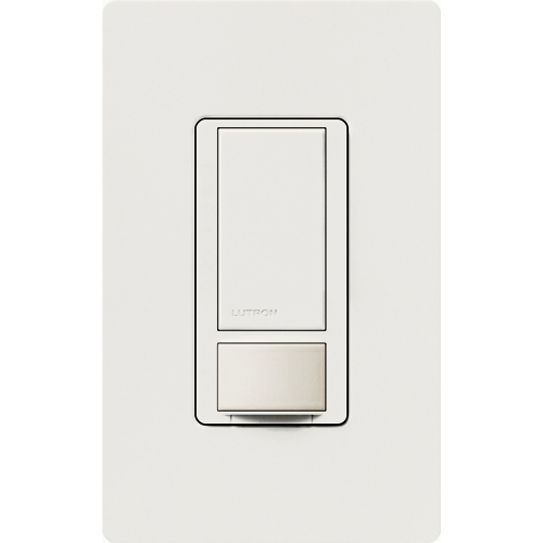 UMS-OPS6M2-DV-WH Maestro Motion Sensor Switch, BAA Compliant, 6 Amp Light/3 Amp Fan, 120-277V, 1 Pole/Multi-Location, Ground/Neutral Required, White