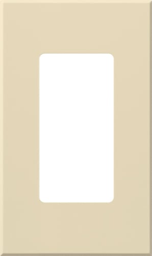 NT-R3-NFB-BE Nova T Wall Plate Kit for Small Accessory/Wall Keypad Insert, 1 Gang, No Fins Broken, Matte, Beige