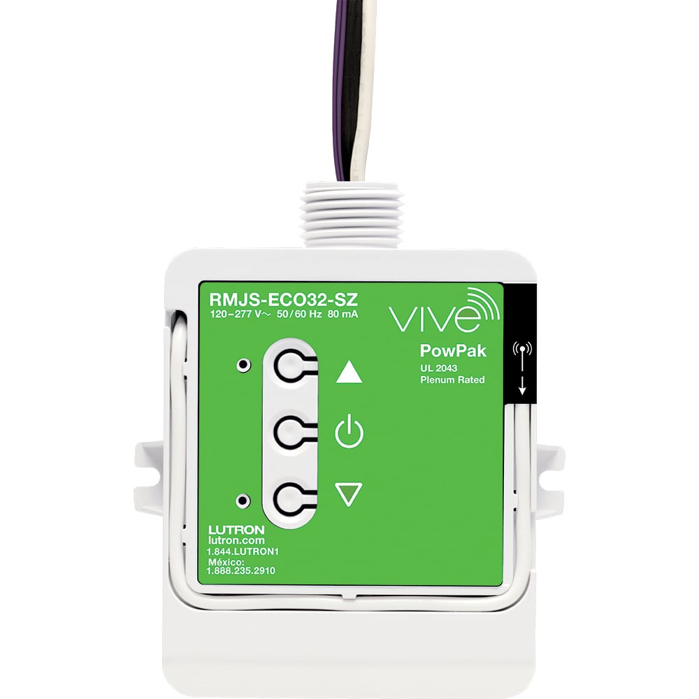 RMJS-ECO32-SZ Vive PowPak Single Zone Control Module, 32 EcoSystem Fixtures, All Terminals In Threaded Knockout, 120-277V