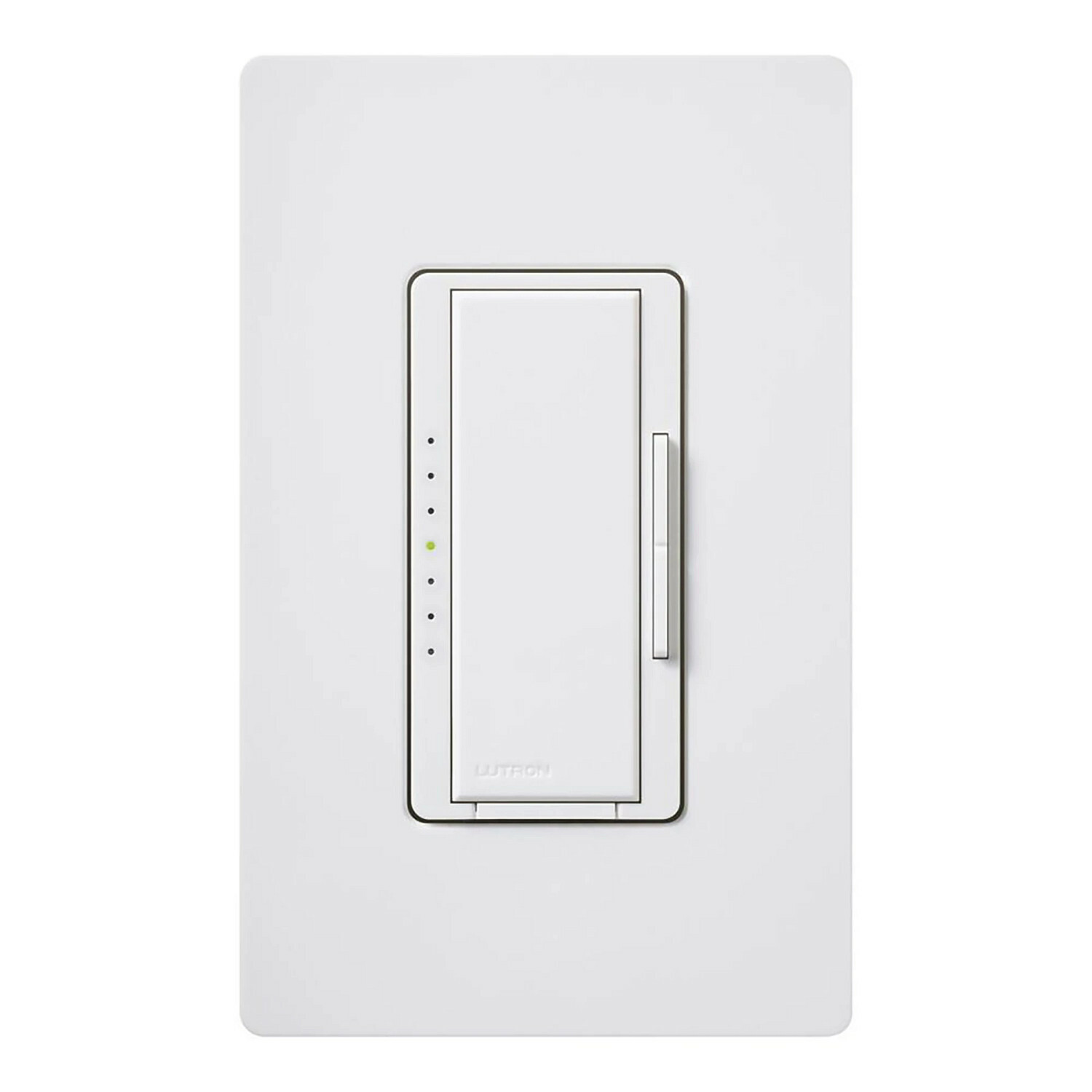 MA-PRO-WH Maestro PRO LED+ Dimmer Switch, 250W LED/500W ELV/400VA MLV, Neutral Optional, 1 Pole/Multi-Location, 120V, White