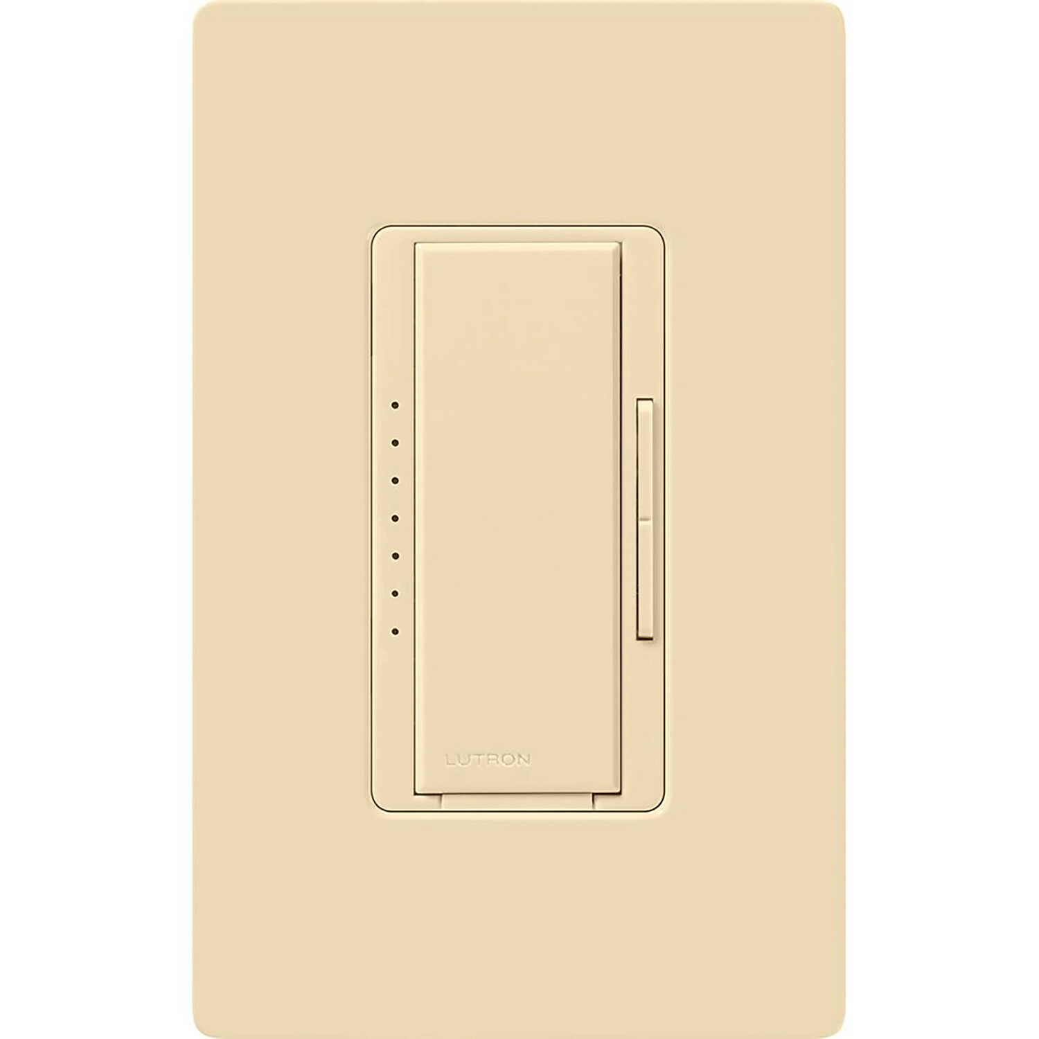 MA-PRO-IV Maestro PRO LED+ Dimmer Switch, 250W LED/500W ELV/400VA MLV, Neutral Optional, 1 Pole/Multi-Location, 120V, Ivory