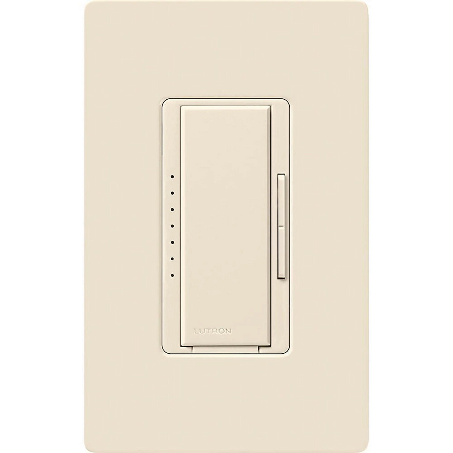 MA-PRO-LA Maestro PRO LED+ Dimmer Switch, 250W LED/500W ELV/400VA MLV, Neutral Optional, 1 Pole/Multi-Location, 120V, Light Almond