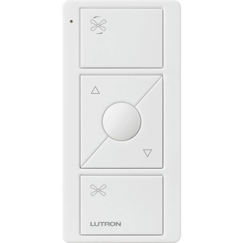 PJ2-3BRL-WH-F01R Original Pico Smart Remote for Fan Control, 3-Button Raise/Lower with Preset Button, White