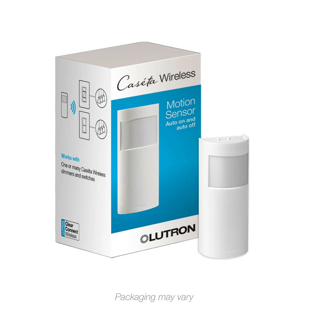 PD-OSENS-WH Caseta Smart Motion Sensor for Dimmers and Switches, Occupancy/Vacancy, White