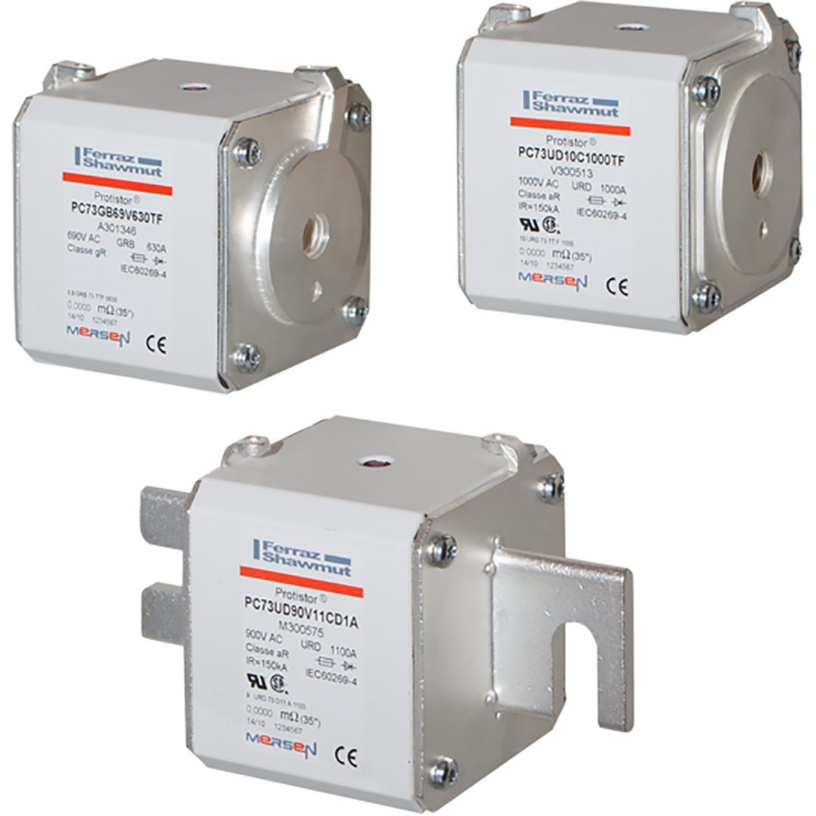 M300690 Protistor PSC Size 73 High Speed North American Style Semiconductor Fuse, 1000 A, 1 kV AC, 110 kA Interrupt, Class: URD/aR, Square Body