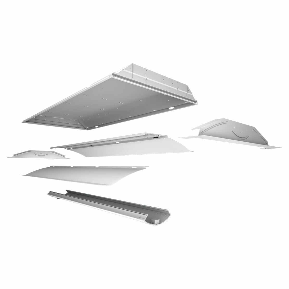 24CZRK-LD4-50-UNV-L840-CD1-U Metalux Cruze CZRK Standard Retrofit Kit, 1 Pieces, For Use With Fluorescent Luminaire Housing, 2 x 4 ft, Die Formed Cold Rolled Steel