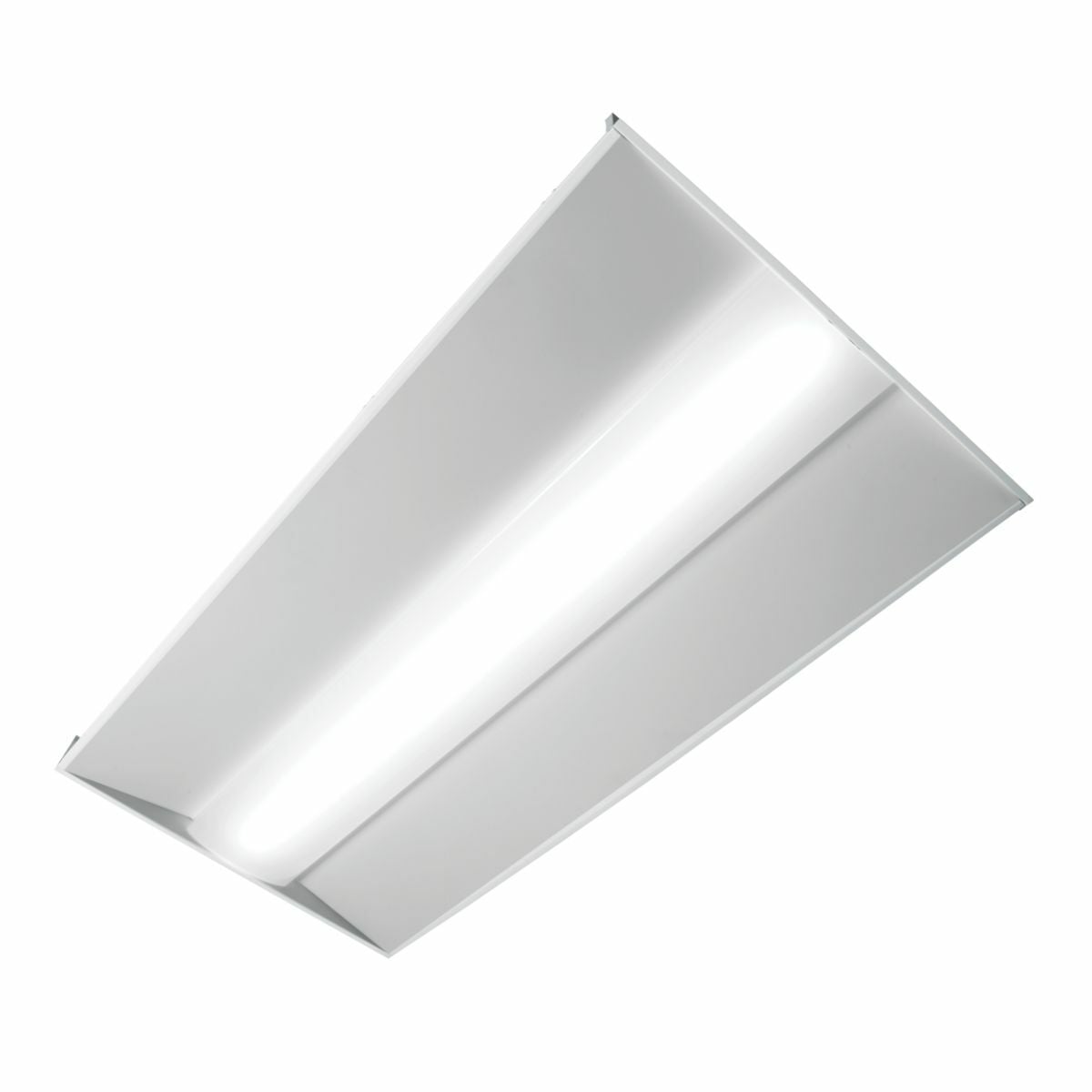 24RTC4840 Metalux RTC Center Lensed Commercial Recessed Troffer, (1) Lamp, 120 to 277 V AC, Cold Rolled Steel Housing