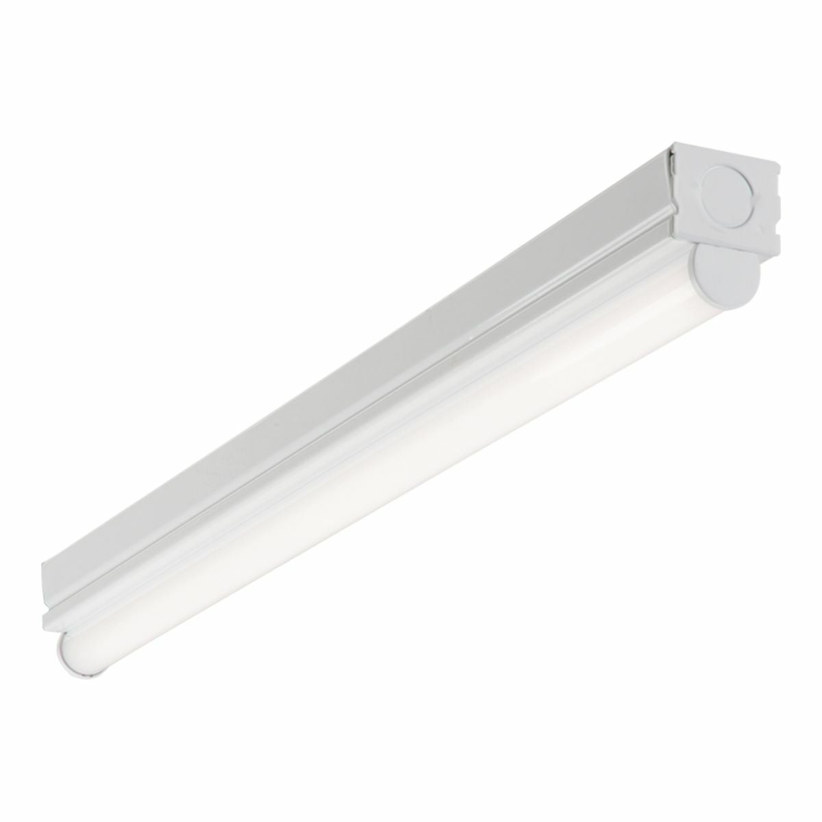 2ST1L1040R Metalux ST Series Non-Dimmable AP Linear Strip Light Fixture, (1) Lamps LED Lamp, 10 W Fixture, 120 to 277 V AC, White Powder Coated Housing