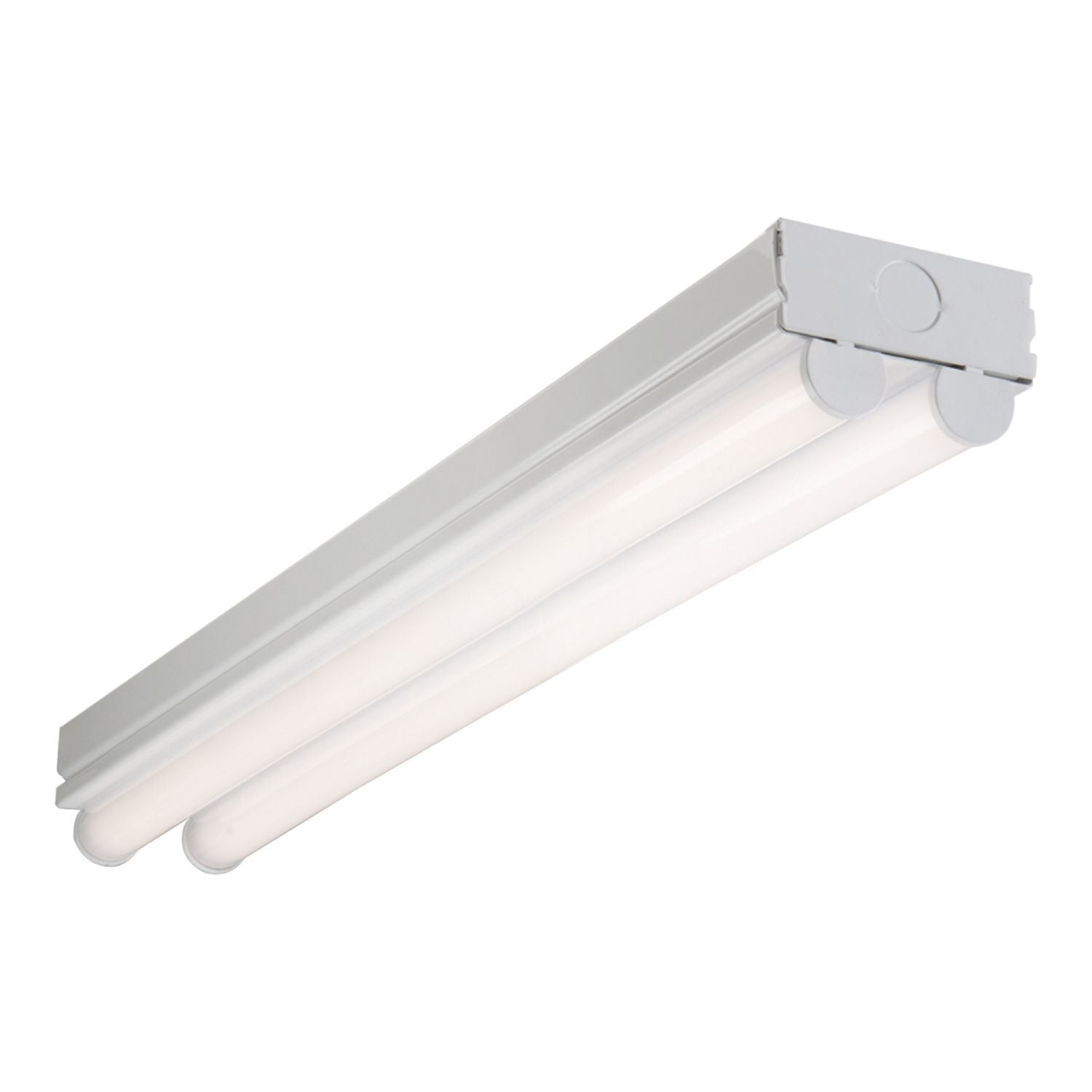2ST2L2050R Metalux ST Series Dual Lens Linear Striplight, (2) LED Lamp, 20 W Fixture, 120 to 277 V, White Powder Coated Housing