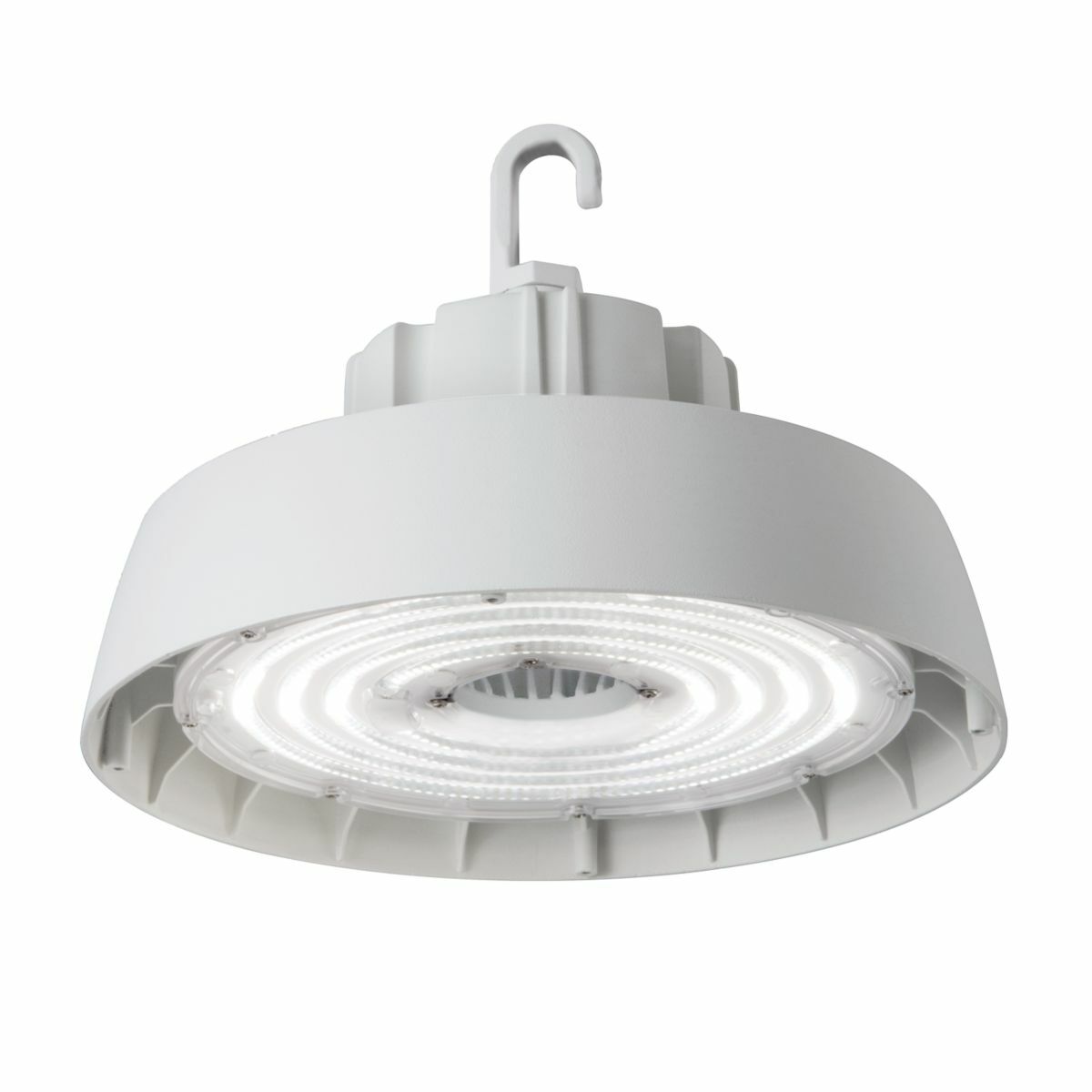 UHB-18-UNV-L840-CD-U Metalux UHB Round High Bay Fixture, (1) Lamps Lamp, 147 W Fixture, 120 to 277 V, White Polyester Powder Coated Housing