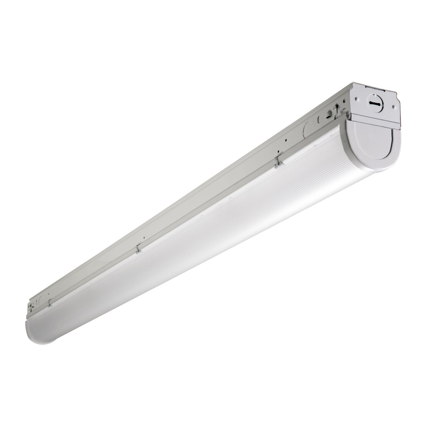 SNLED-LENS-LW-4FT-U Metalux SNLED Series Wide Commercial Replacement Lens, Round Shape, 4 ft L, For Use With SNLED Series LED Strip, Glass
