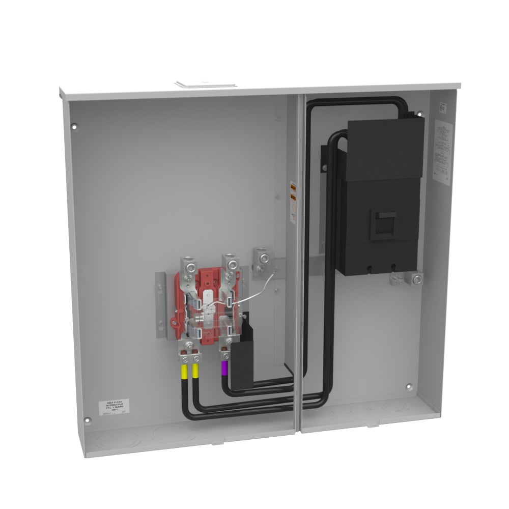 U6227-X-400-K3L-5T9 4 Term, Ringless, Large Closing Plate, 1-400 Amp, Main Breaker, 5th Term 9 Oclock Position, Single Connector, Locking 4-600 kcmil