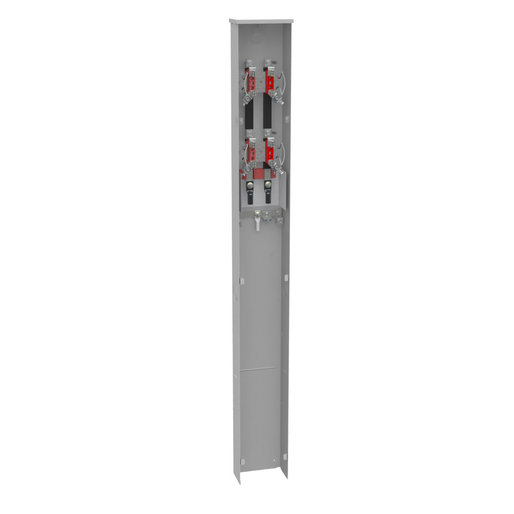 U8303-O-CECHA 4 Term, Ringless, Plain Top, Horn Bypass, 2 Position, Single Pedestal Direct Bury, Commonwealth Edison Chicago Housing Authority
