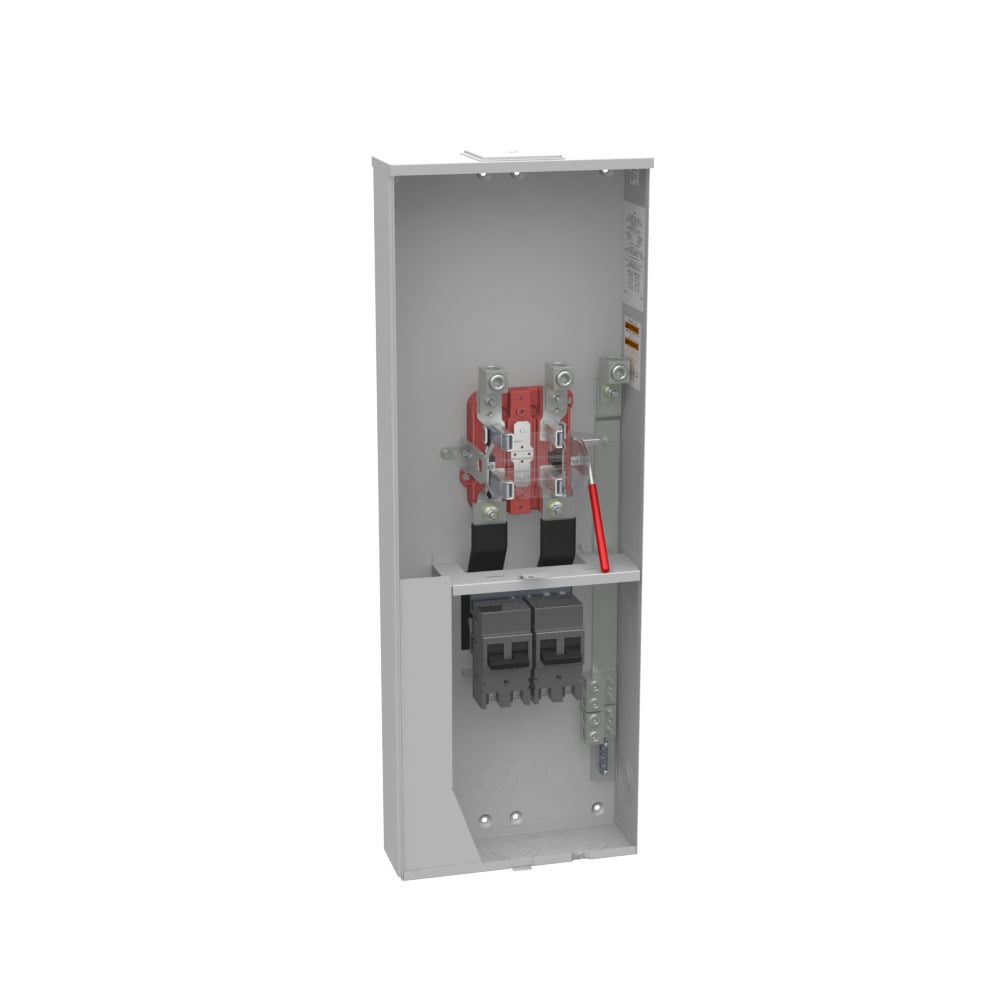 U5059-X-2/150-K3L-ALT 4 Term, Ringless, Large Closing Plate, 2-150 Amp, Main Breaker, Single Connector, Locking 4-600 kcmil, Alliant Energy