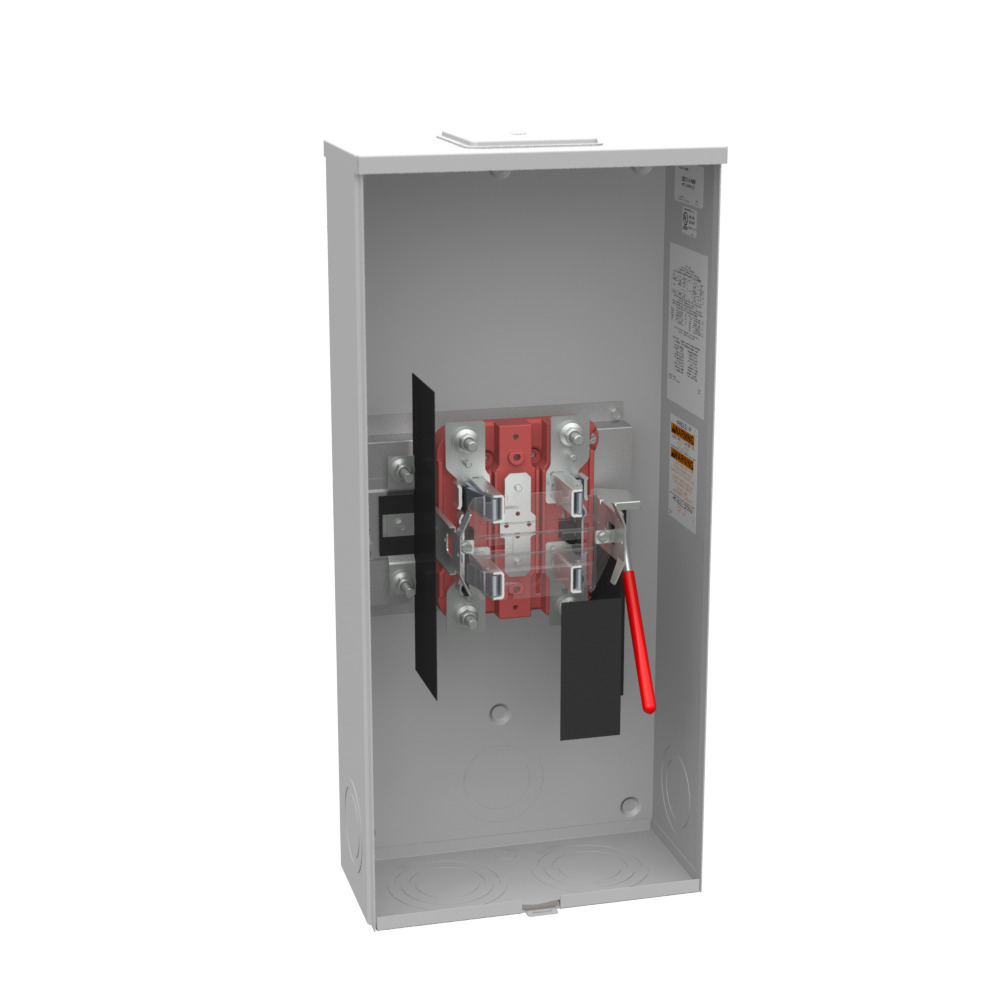 U6273-X-HSP 4 Term, Ringless, Large Closing Plate, Lever Bypass, Stainless Steel, Hasp