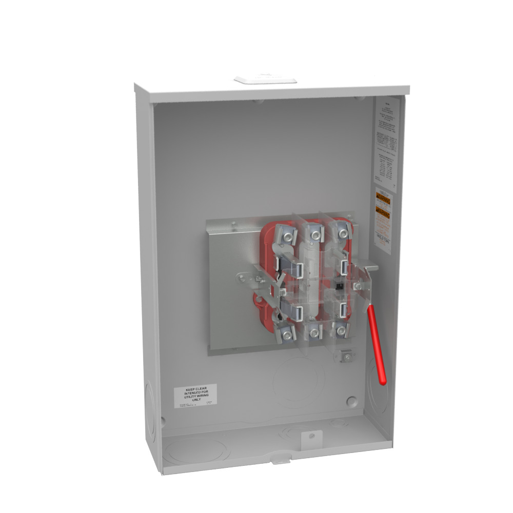 U6513-XL-BL-ALT 4 Term, Ringless, Small Hub Opening, Lever Bypass, 9 to 16 inch Barrel Lock with Bracket Provision, Alliant Energy