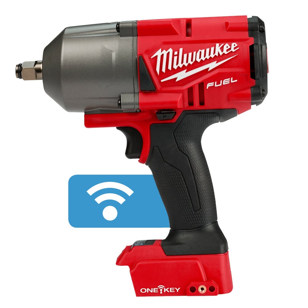 2863-20 M18 Fuel High Torque Bare Tool Cordless Impact Wrench, 1/2 in 4-Mode Straight Drive, 2100 bpm, 1000/1400 ft-lb Torque, 18 V DC, 8.39 in OAL