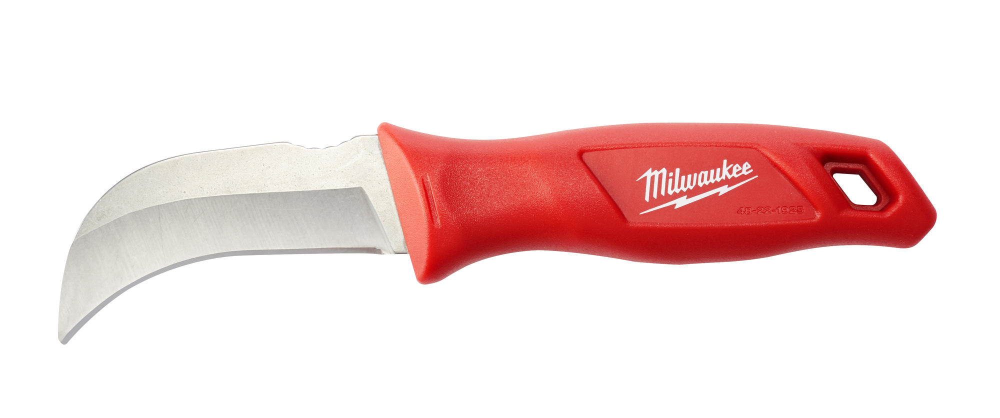 48-22-1925 Full Tang Fixed Blade Knife, Stainless Steel Hawkbill Blade, 1 in W