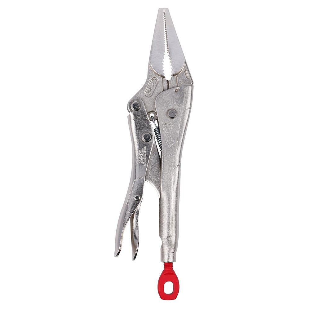 48-22-3504 Torque Lock Line Locking Plier, 1-1/2 in Nominal, 1-1/2 in L x 13/32 in W Alloy Steel Long Nose Curved Jaw, 4 in OAL