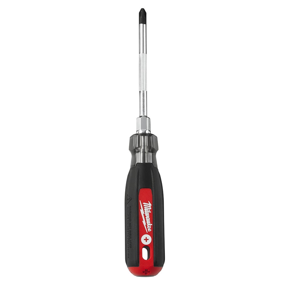 48-22-2812 Screwdriver, #2 Phillips Point, 11.8 in OAL, Plastic/Rubber Handle