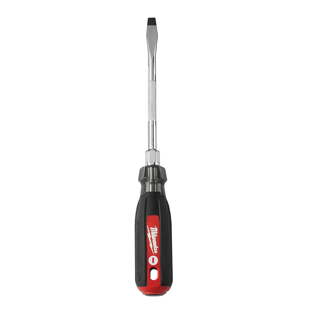 48-22-2822 Screwdriver, 5/16 in Slotted Point, 14 in OAL, Plastic/Rubber Handle