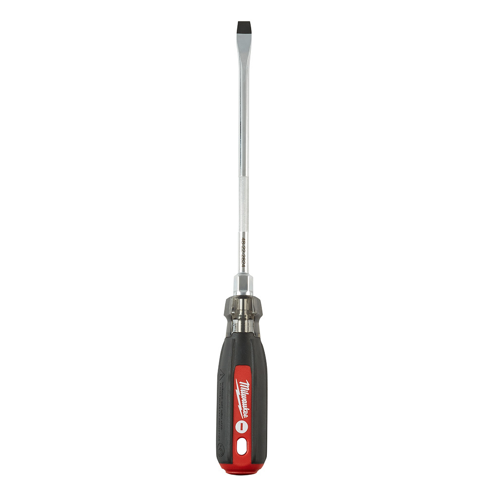 48-22-2824 Screwdriver, 3/8 in Slotted Point, 15 in OAL, Plastic/Rubber Handle