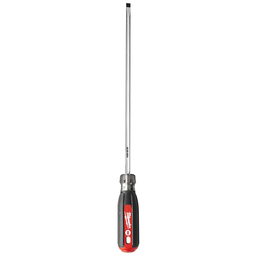 48-22-2834 Screwdriver, 1/4 in Cabinet Point, 18 in OAL, Plastic/Rubber Handle