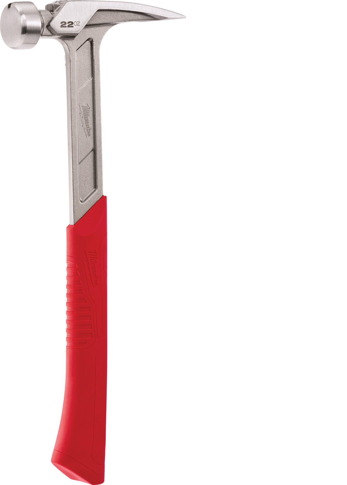 48-22-9023 Framing Hammer, 15 in OAL, Smooth Face, 22 oz Steel Head, Asymmetrical Anti-Ring Straight Claw